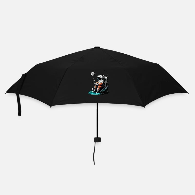 Pêche aux astronautes - Parapluie standard - noir