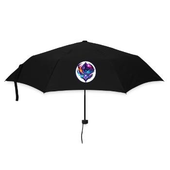 Gazing into space - Umbrella (small) - black - Front