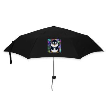 Penguin Pygmy Penguin Emperor Penguin Gift Idea - Umbrella (small) - black - Front