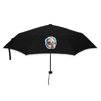 Christmas Sloth - Umbrella (small) - black - Front