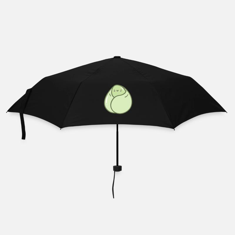 Süße kuschelige Bohne - Regenschirm (klein) - Schwarz