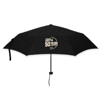 1974 Vintage Born Vintage Birthday Gift - Umbrella (small) - black - Front