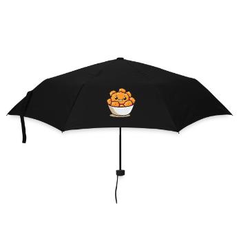 Morceaux de poulet sucré Bande dessinée - Parapluie standard - noir - Devant
