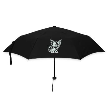 Dog Comic - Umbrella (small) - black - Front