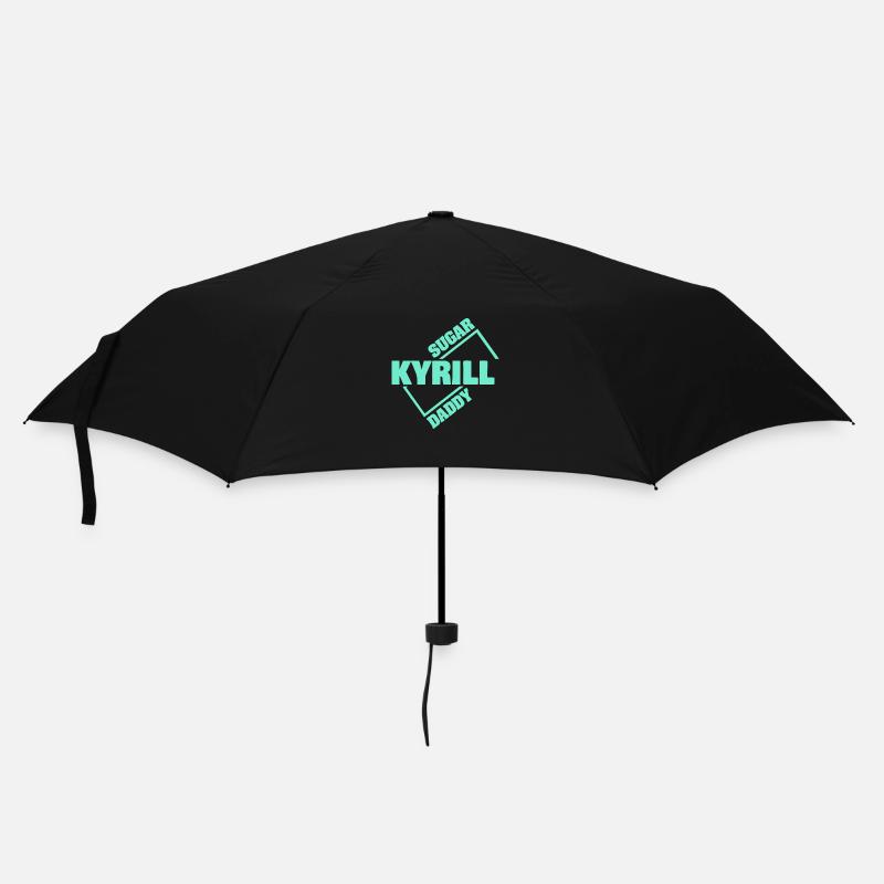 Kyrill als Sugardaddy - Regenschirm (klein) - Schwarz