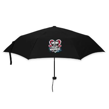 Fière maman d’un combattant cardiaque - Parapluie standard - noir - Devant