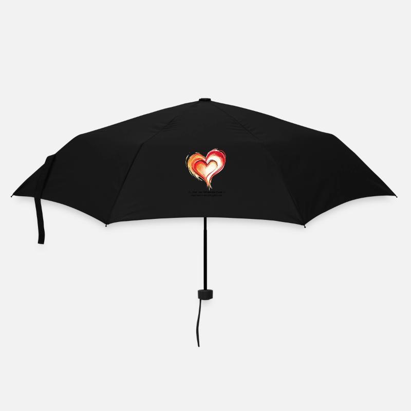 Des cœurs à l’unisson. - Parapluie standard - noir