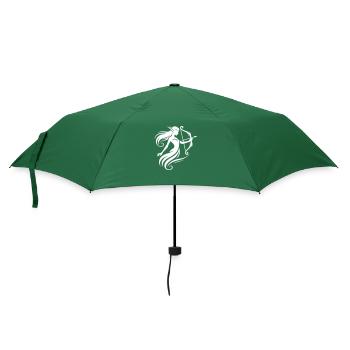 elfe pfeil und bogen - Regenschirm (klein) - Flaschengrün - Vorne