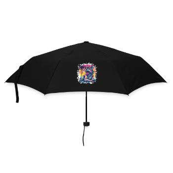 Pig Summer Wild Boar - Umbrella (small) - black - Front