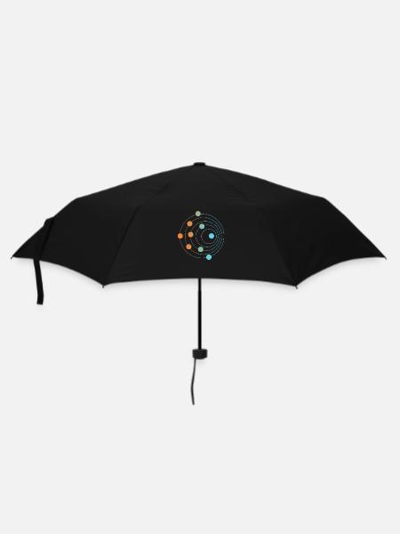Doppler-Effekt - Regenschirm (klein) - Schwarz