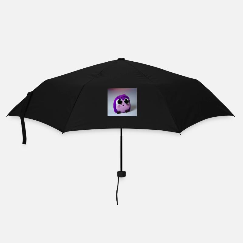 Süßes Knuddel GLUBSCHI - Regenschirm (klein) - Schwarz