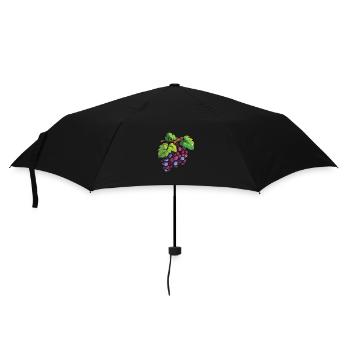 Grapes Symbol - Umbrella (small) - black - Front