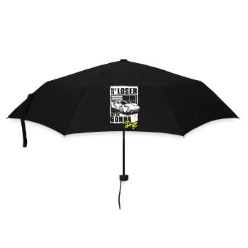 Motorsport Donut Quer Schrauber - Regenschirm (klein) - Schwarz - Vorne