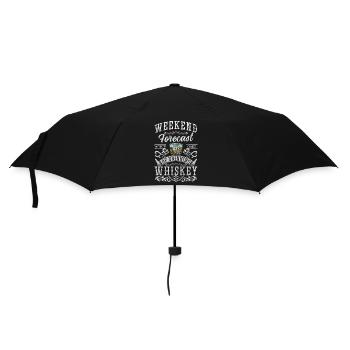Rum Genuss Feiern Drink - Regenschirm (klein) - Schwarz - Vorne