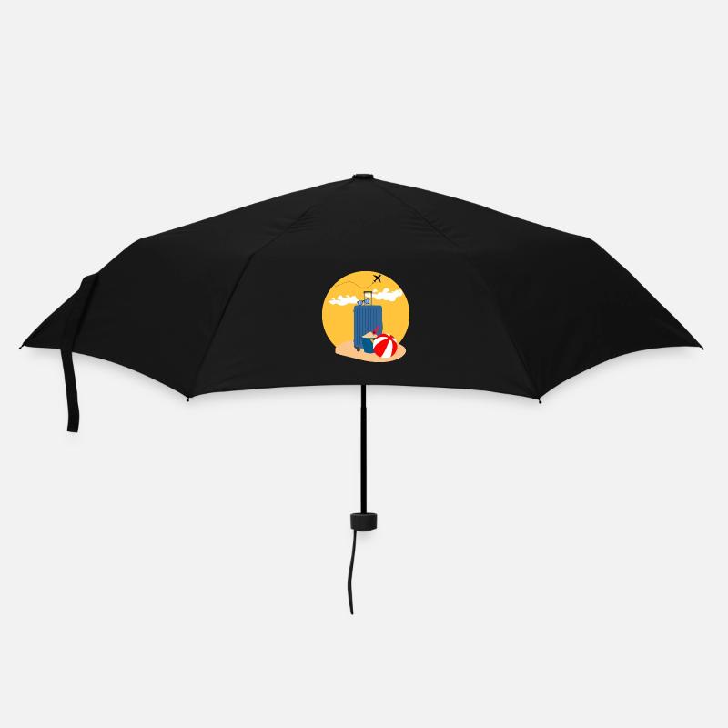 Reisen - Regenschirm (klein) - Schwarz