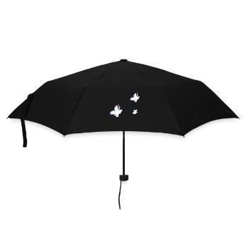 symboles rose trois animaux d’abeilles papillons - Parapluie standard - noir - Devant
