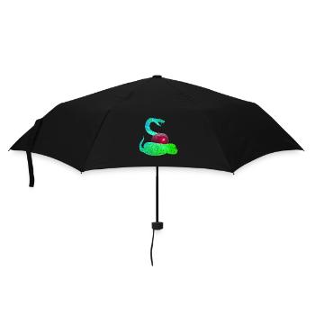 schlange e 5 - Regenschirm (klein) - Schwarz - Vorne
