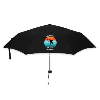 Racqueetball - Umbrella (small) - black - Front