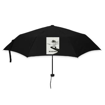 Just Keep Riding Motorcycle Adventure - Umbrella (small) - black - Front