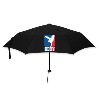 Breakdance B-Boy Streetdance Design Hip Hop Dance - Regenschirm (klein) - Schwarz - Vorne