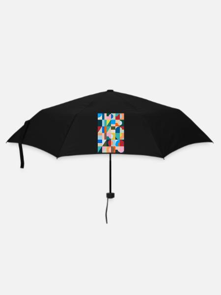 Numbers, digits, numbers - Umbrella (small) - black