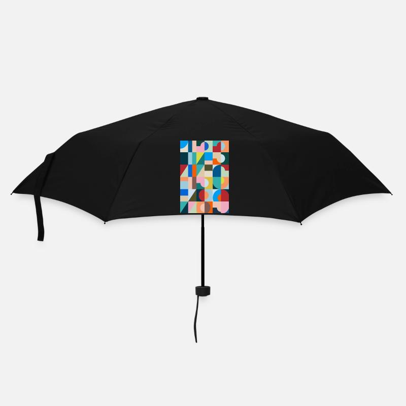Numbers, digits, numbers - Umbrella (small) - black