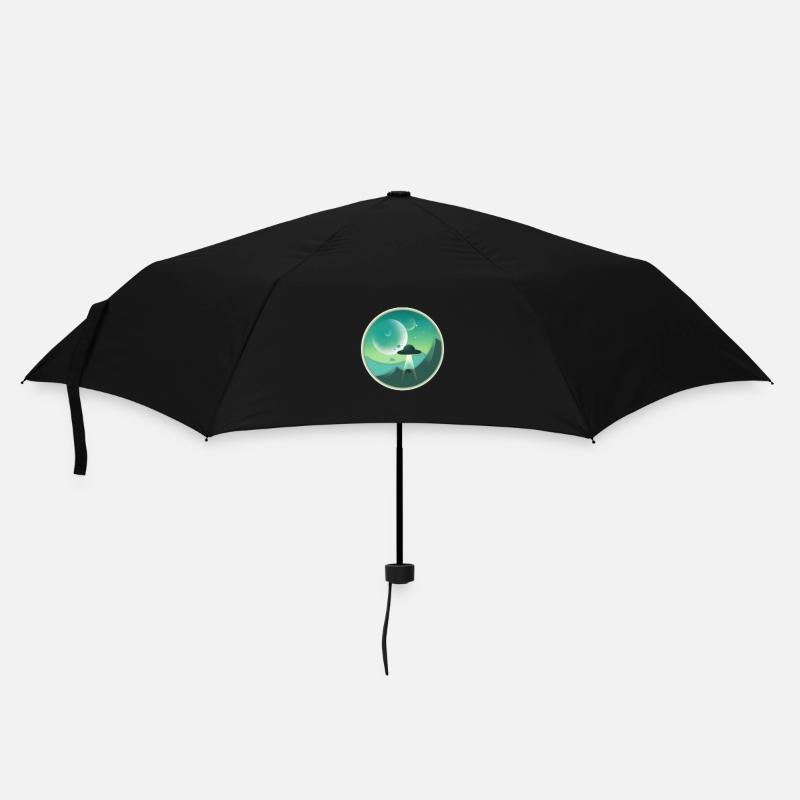 Planète X. Enlèvement dans la nuit de - Parapluie standard - noir