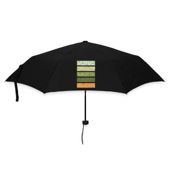 color scheme spring early spring vintage - Umbrella (small) - black - Front