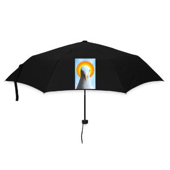 Sun Halo Seagull Portrait - Umbrella (small) - black - Front