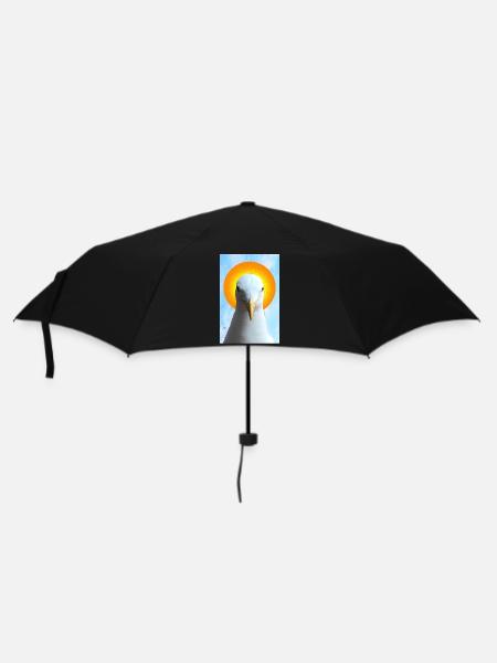 Portrait de mouette Sun Halo - Parapluie standard - noir