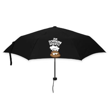 KOCH KOCHEN ZUM SCHEISSEN REICHTS HOBBYKOCH - Regenschirm (klein) - Schwarz - Vorne
