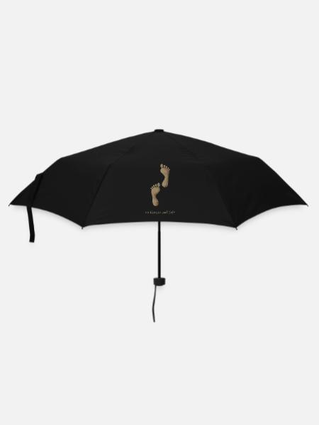 Sylt Sand - Regenschirm (klein) - Schwarz