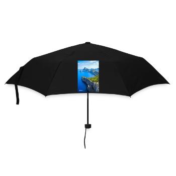 Mallorca Cap Formentor - Regenschirm (klein) - Schwarz - Vorne