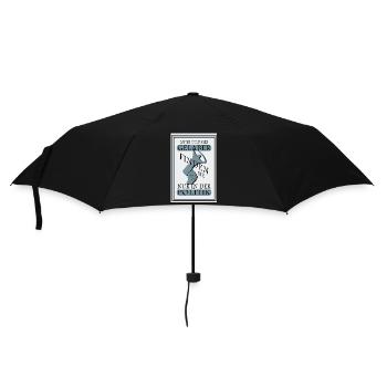 Dummes Gelaber in der Politik - Regenschirm (klein) - Schwarz - Vorne