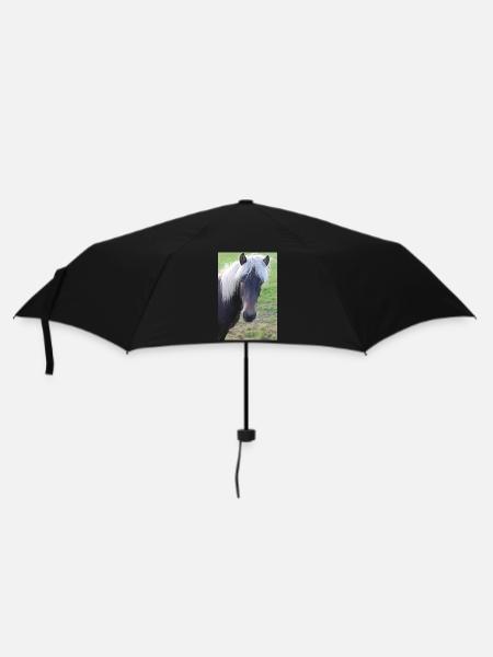 Affiche Cheval Cheval - Parapluie standard - noir