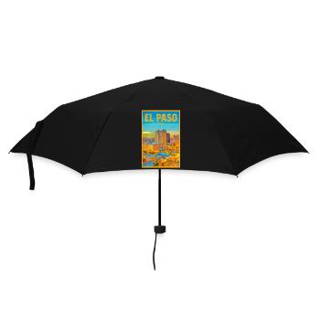 El Paso Skyline Retro - Umbrella (small) - black - Front