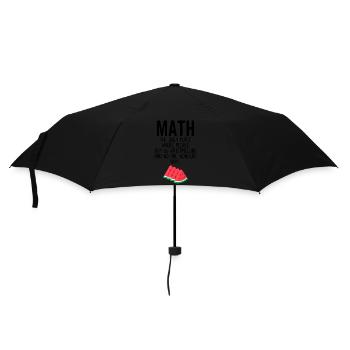 Math Le seul endroit où les gens achètent 66 pastèques - Parapluie standard - noir - Devant