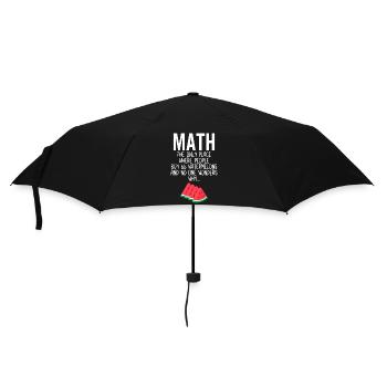 Math Le seul endroit où les gens achètent 66 pastèques - Parapluie standard - noir - Devant