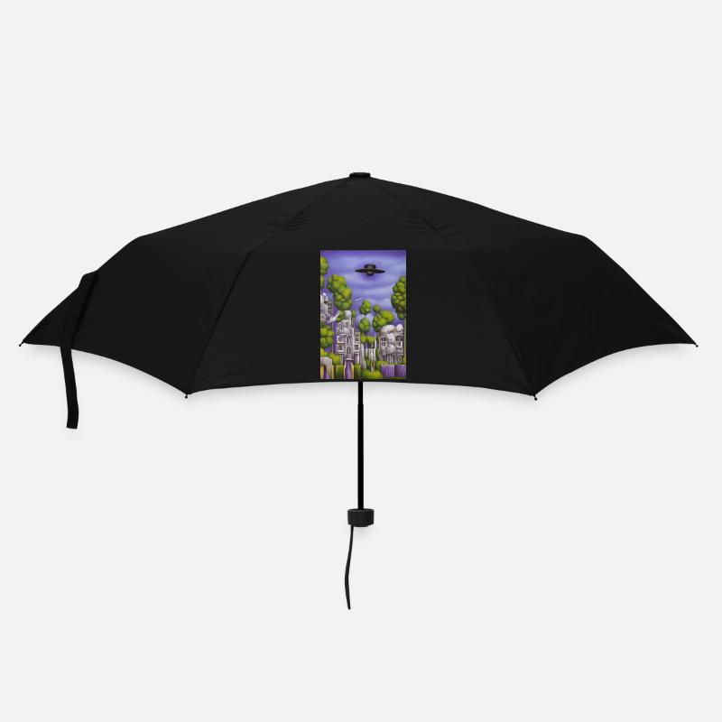 Trees in front of the sky - Umbrella (small) - black