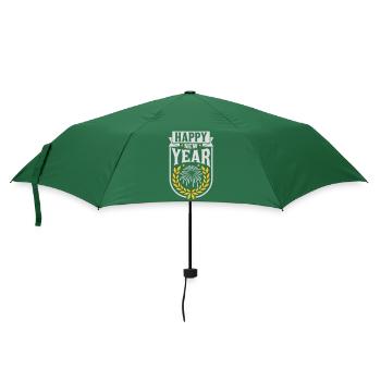 happy new year Zitat - Regenschirm (klein) - Flaschengrün - Vorne