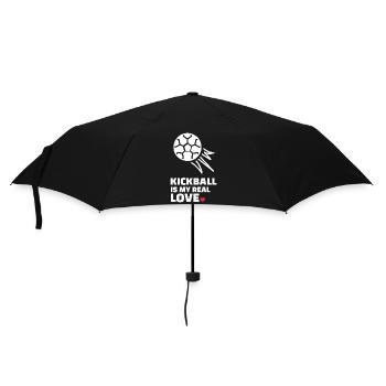 J’adore le kickball - Parapluie standard - noir - Devant
