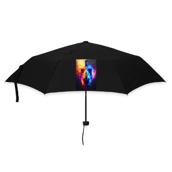 Spirit Human 1 - Regenschirm (klein) - Schwarz - Vorne