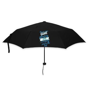Spiel- vs. FPS-Freundschaft auf die Probe gestellt - Regenschirm (klein) - Schwarz - Vorne