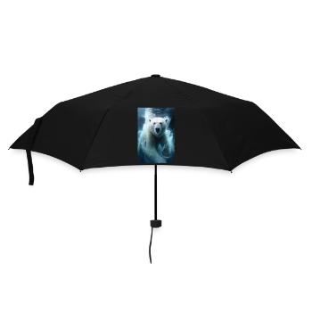 Polar bear - Umbrella (small) - black - Front