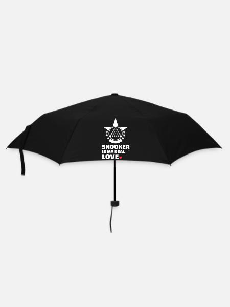 I love snooker - Umbrella (small) - black