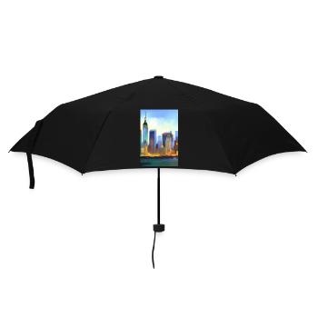 New York City Skyline - Umbrella (small) - black - Front