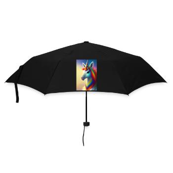 Unicorn - Umbrella (small) - black - Front