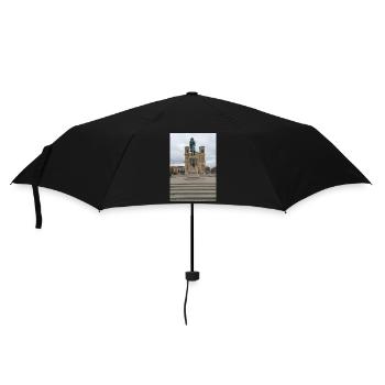 Der König vor der Friedrichskirche - Regenschirm (klein) - Schwarz - Vorne