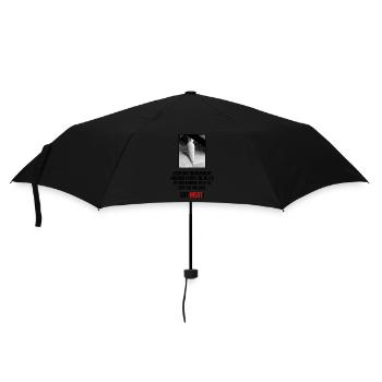 Eat Meat! Innocent plants vegetarians - Umbrella (small) - black - Front