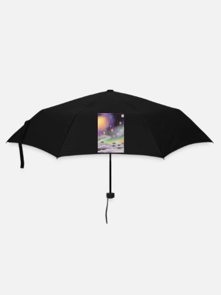 Espace et planètes - Parapluie standard - noir